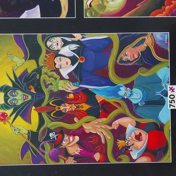 New Disney Villains puzzle set (missing Maleficent puzzle) set of 4 puzzles - Picture 6 of 8